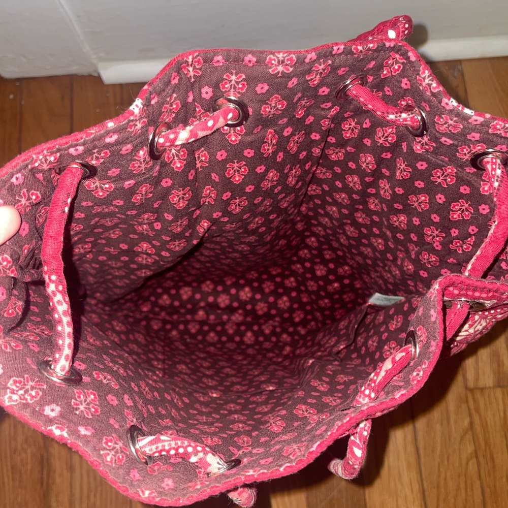 Retired Vera Bradley Mesa Red Backpack & Pouches View 3